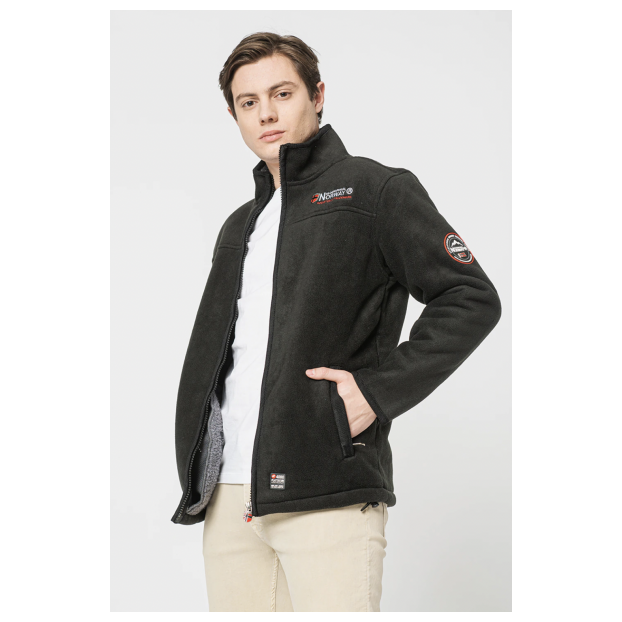 Флис мужской GEOGRAPHICAL NORWAY «UBOLT» MAN - Аритикул WW3552H/GN-BLACK-S - Фото 6