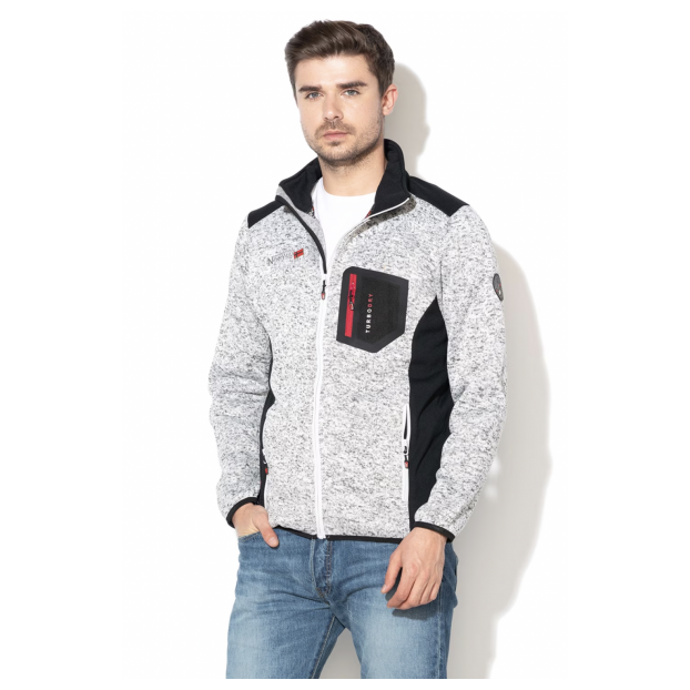 Флис мужской GEOGRAPHICAL NORWAY «URVAL» - Аритикул WU5510H/GNO-WHITE-S - Фото 1