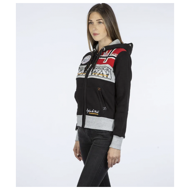 ТОЛСТОВКА ЖЕНСКАЯ GEOGRAPHICAL NORWAY «FLYER» - Аритикул WU6379F/GN-Black-S - Фото 7