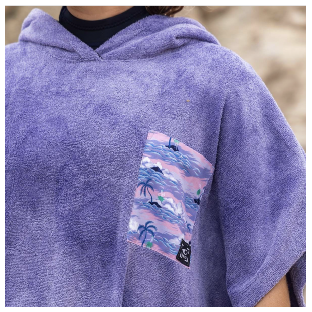 ФЛИСОВОЕ ПОНЧО SOORUZ «PALAOS» - Аритикул E23 EPONPAL-PURPLE-XL - Фото 3