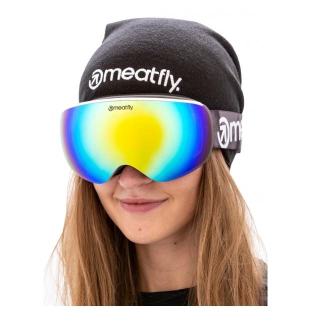 Сноубордическая маска MEATFLY «EKKO» - Аритикул ECCO_S_white-Lime - Фото 9