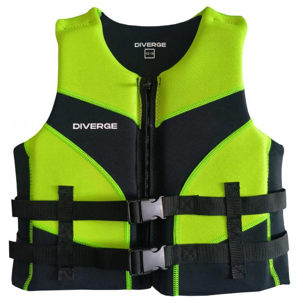 Жилет водный DIVERGE STONE KIDS VEST - Аритикул STONE-lime_green-XS - Фото 3