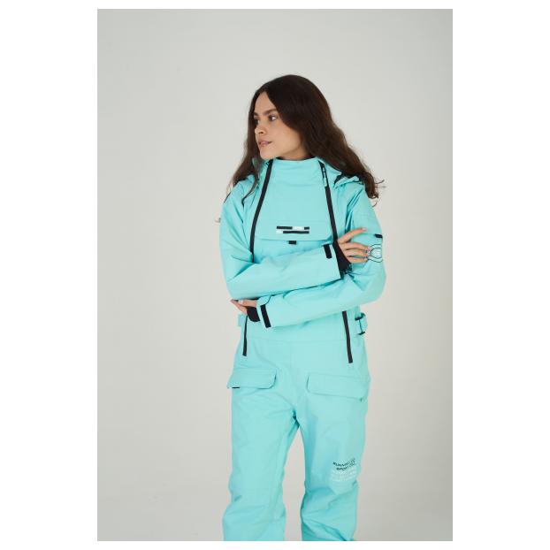 ЖЕНСКИЙ СНОУБОРДИЧЕСКИЙ КОМБИНЕЗОН RUNNING SPORT - Аритикул 8855-turquoise-S - Фото 1