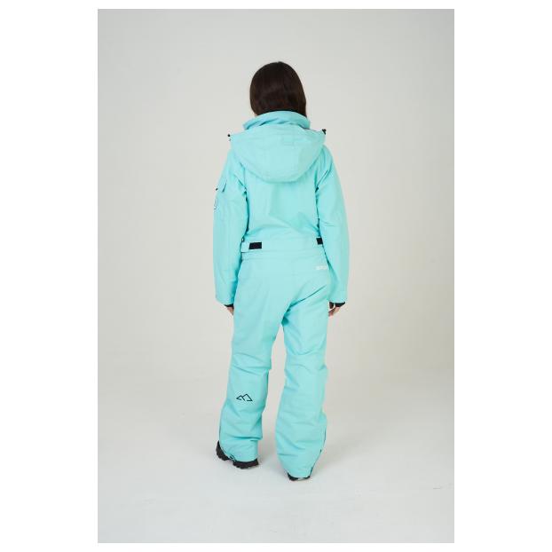 ЖЕНСКИЙ СНОУБОРДИЧЕСКИЙ КОМБИНЕЗОН RUNNING SPORT - Аритикул 8855-turquoise-S - Фото 4