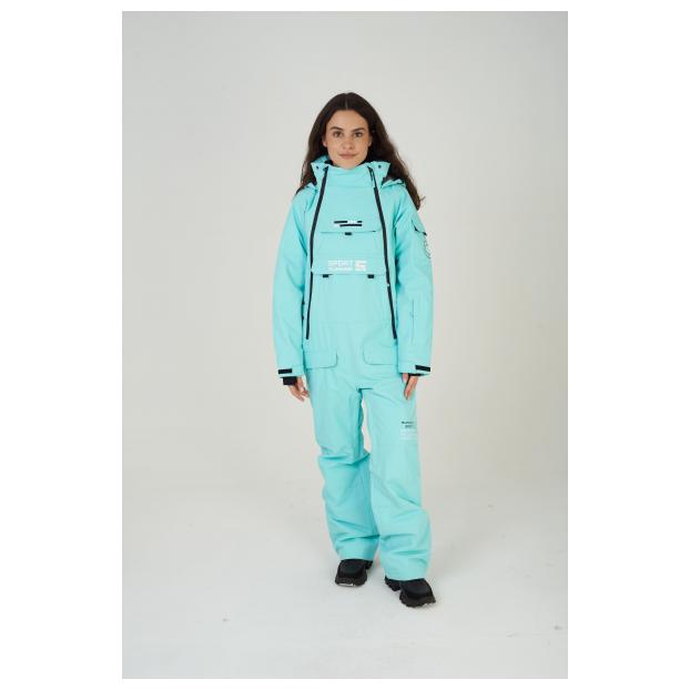 ЖЕНСКИЙ СНОУБОРДИЧЕСКИЙ КОМБИНЕЗОН RUNNING SPORT - Аритикул 8855-turquoise-S - Фото 6