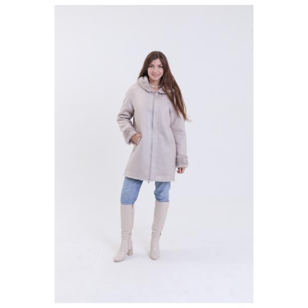 Шуба женская двусторонняя VITIA  - Аритикул A1528-1-6XL - Фото 19