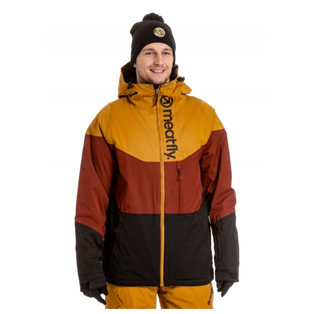Сноубордическая куртка MEATFLY «HOAX PREMIUM» - Аритикул HOAX PREMIUM-Wood/Merlot/Black-M - Фото 11