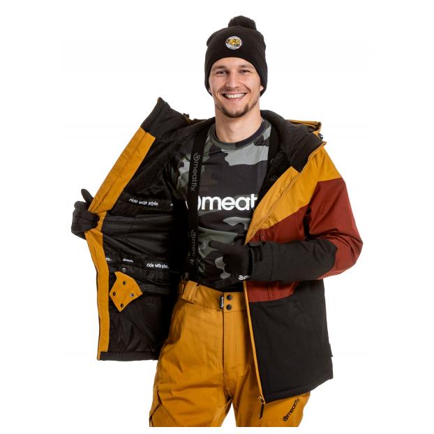 Сноубордическая куртка MEATFLY «HOAX PREMIUM» - Аритикул HOAX PREMIUM-Wood/Merlot/Black-M - Фото 13