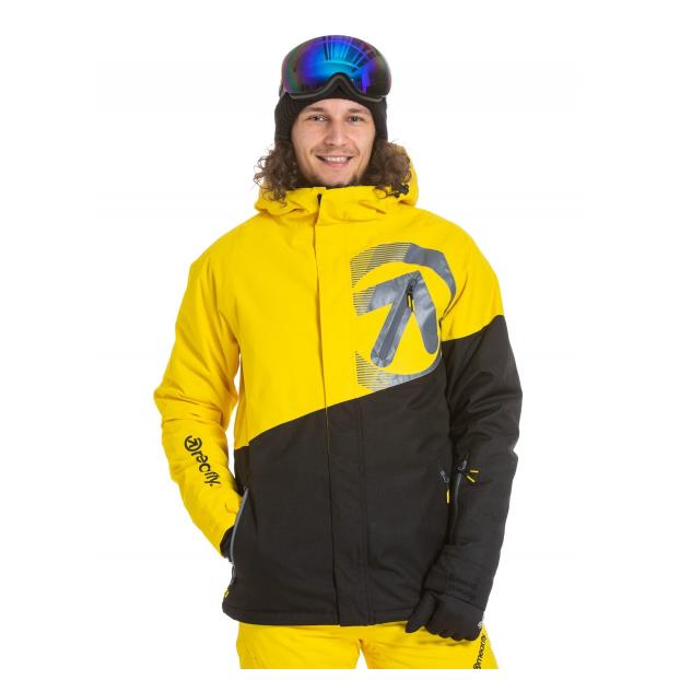 Сноубордическая куртка MEATFLY «BANG»  - Аритикул BANG-Super Lemon/Black-M - Фото 8