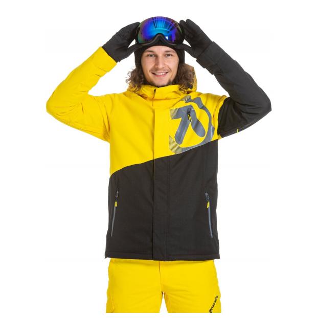 Сноубордическая куртка MEATFLY «BANG»  - Аритикул BANG-Super Lemon/Black-M - Фото 9