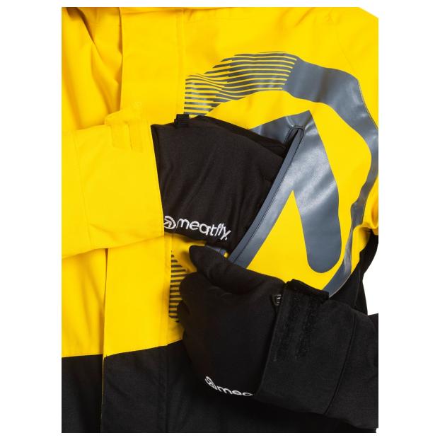 Сноубордическая куртка MEATFLY «BANG»  - Аритикул BANG-Super Lemon/Black-M - Фото 11