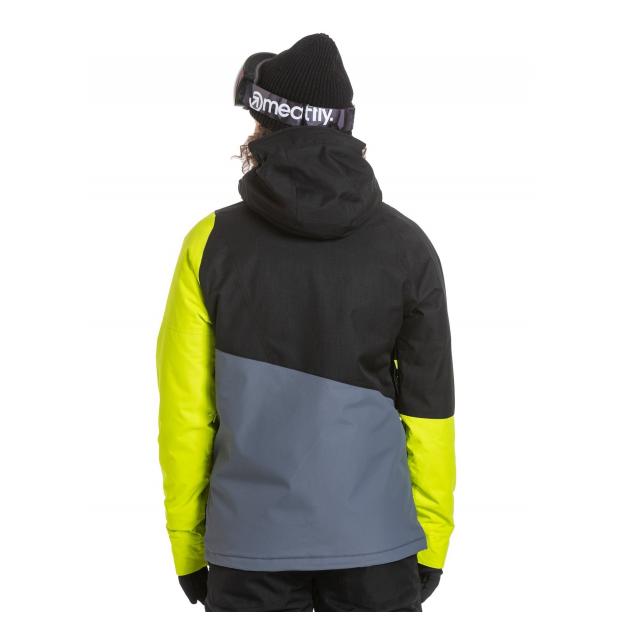 Сноубордическая куртка MEATFLY «BANG»  - Аритикул BANG-Black/Grey/Acid Lime-S - Фото 17