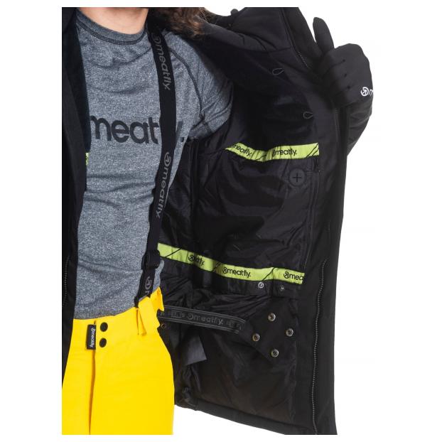 Сноубордическая куртка MEATFLY «BANG»  - Аритикул BANG-Super Lemon/Black-M - Фото 12