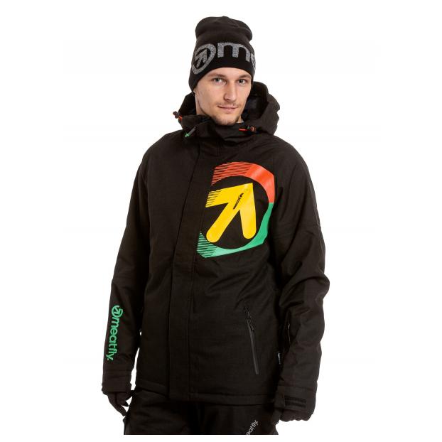 Сноубордическая куртка MEATFLY «BANG»  - Аритикул BANG-Super Lemon/Black-M - Фото 1