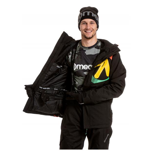 Сноубордическая куртка MEATFLY «BANG»  - Аритикул BANG-Super Lemon/Black-M - Фото 3