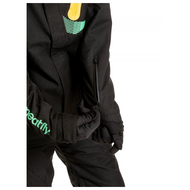Сноубордическая куртка MEATFLY «BANG»  - Аритикул BANG-Super Lemon/Black-M - Фото 5