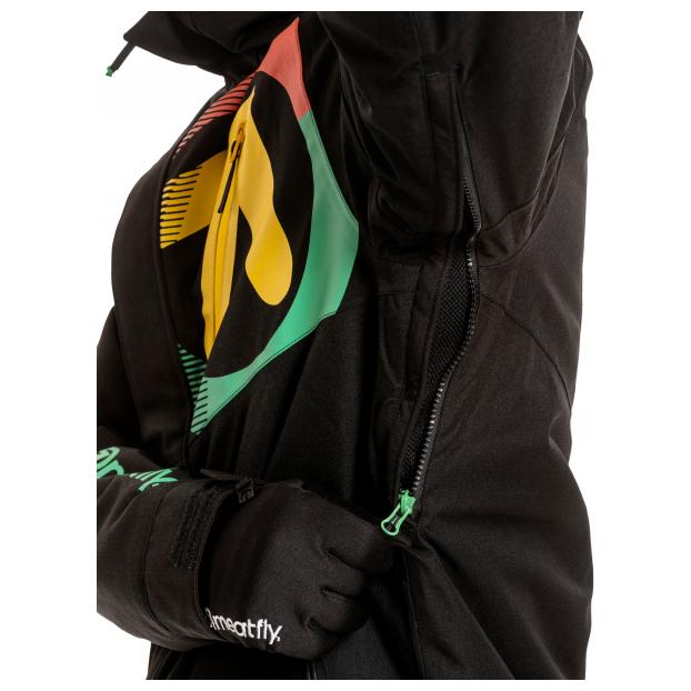 Сноубордическая куртка MEATFLY «BANG»  - Аритикул BANG-Super Lemon/Black-M - Фото 7