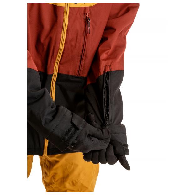 Сноубордическая куртка MEATFLY «HOAX PREMIUM» - Аритикул HOAX PREMIUM-Wood/Merlot/Black-S - Фото 9