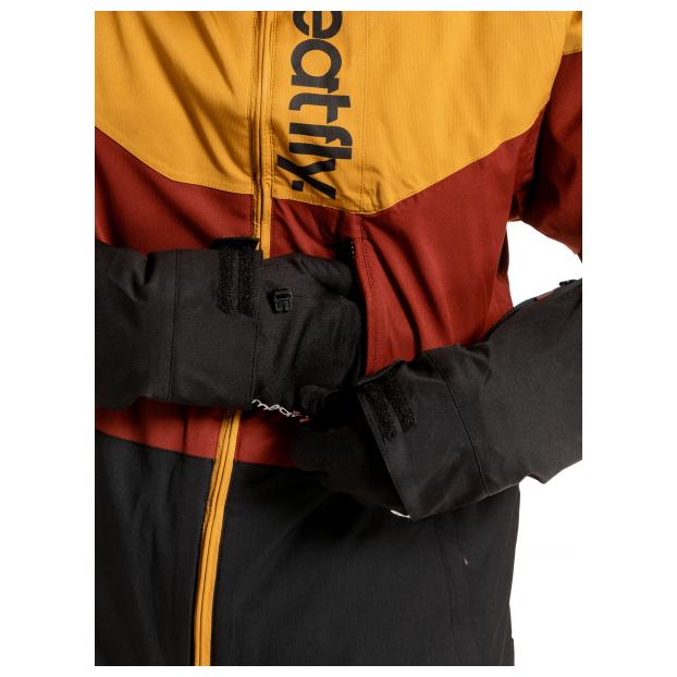 Сноубордическая куртка MEATFLY «HOAX PREMIUM» - Аритикул HOAX PREMIUM-Wood/Merlot/Black-S - Фото 10