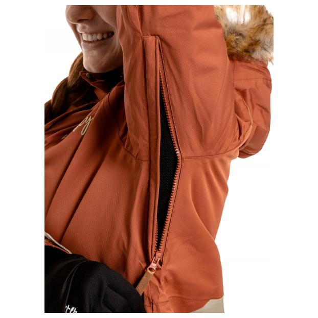 Сноубордическая куртка MEATFLY «ATHENA PREMIUM JACKET» - Аритикул ATHENA2 PREMIUM-PLUM/DUSTY ROSE-S - Фото 6