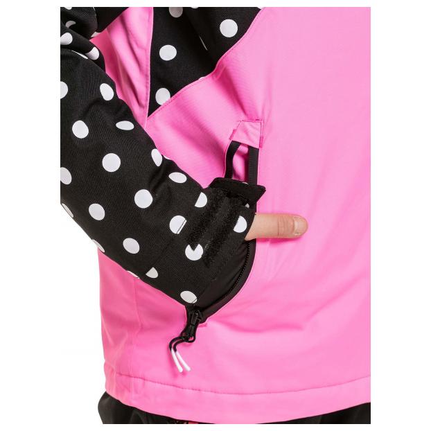 КУРТКА ПОДРОСТК. MEATFLY «DELIAH JACKET» - Аритикул DEBORAH JACKET-PINK KILLER/WHITE DOT-158 - Фото 11