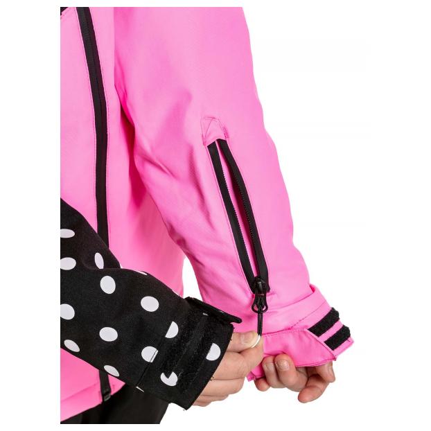 КУРТКА ПОДРОСТК. MEATFLY «DELIAH JACKET» - Аритикул DELIAH-3-PEACH AQUAREL/BLACK-134 - Фото 12