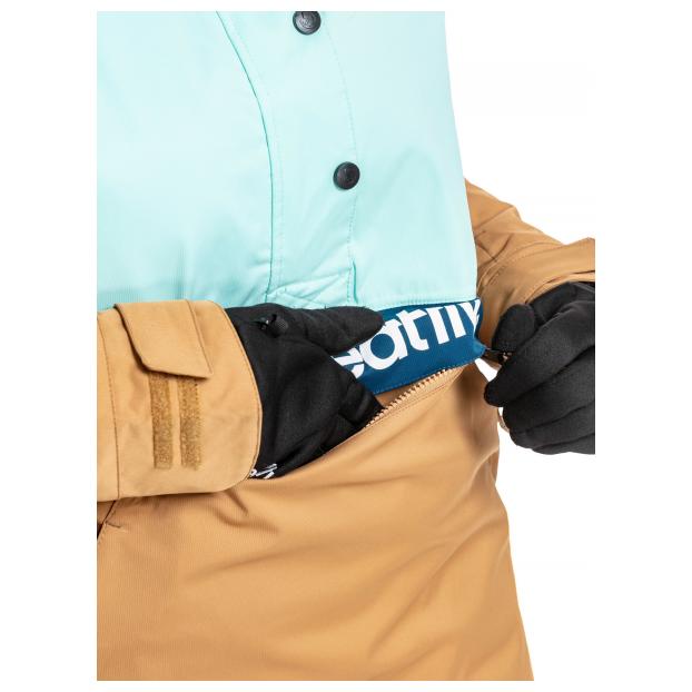 Сноубордическая куртка MEATFLY «AIKO PREMIUM JACKET»  - Аритикул AIKO PREMIUM-Petrol/Mint/Almond-XS - Фото 5