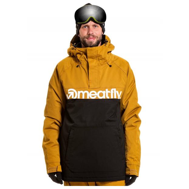 Сноубордическая куртка MEATFLY «SLINGER PREMIUM» - Аритикул SLINGER PREMIUM-Wood/Black-S - Фото 1