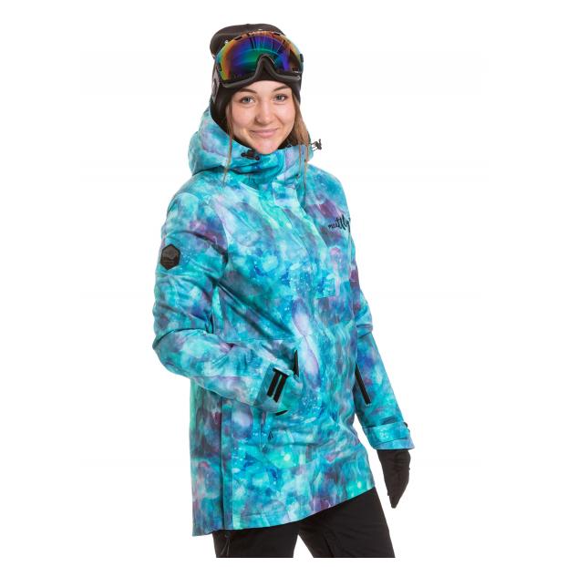Сноубордическая куртка MEATFLY «YUKI PREMIUM JACKET»  - Аритикул YUKI PREMIUM-Universe Blue-XS - Фото 2
