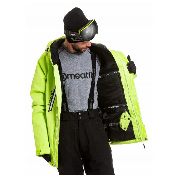 Сноубордическая куртка MEATFLY «DODGE PREMIUM» - Аритикул DODGE-LIME-M - Фото 5