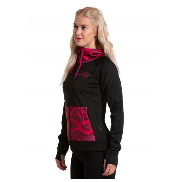 ТОЛСТОВКА ИЗ ФЛИСА MEATFLY «ALISHA» - Аритикул ALISHA4-Red Navajo/Black-XS - Фото 2