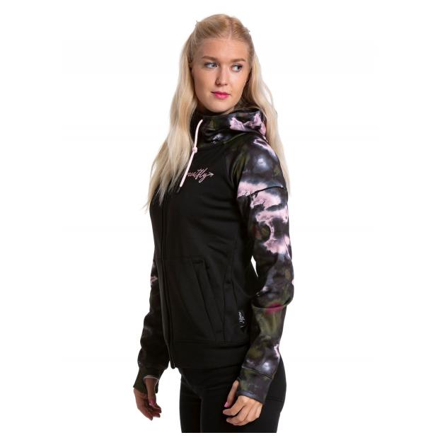 ТОЛСТОВКА ИЗ ФЛИСА MEATFLY «ALISHA» - Аритикул ALISHA-Storm Camo Pink/Black-XS - Фото 6