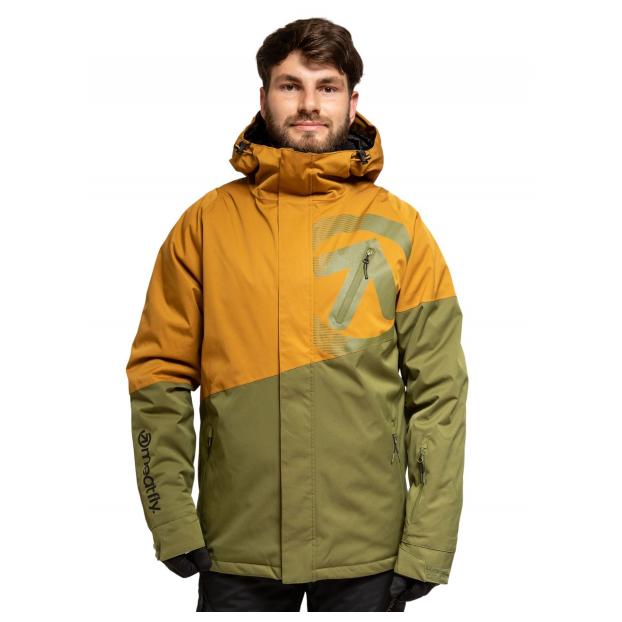 СНОУБОРДИЧЕСКАЯ КУРТКА MEATFLY «BANG PREMIUM» - Аритикул BANG PREMIUM-WOOD/GREEN-S - Фото 8