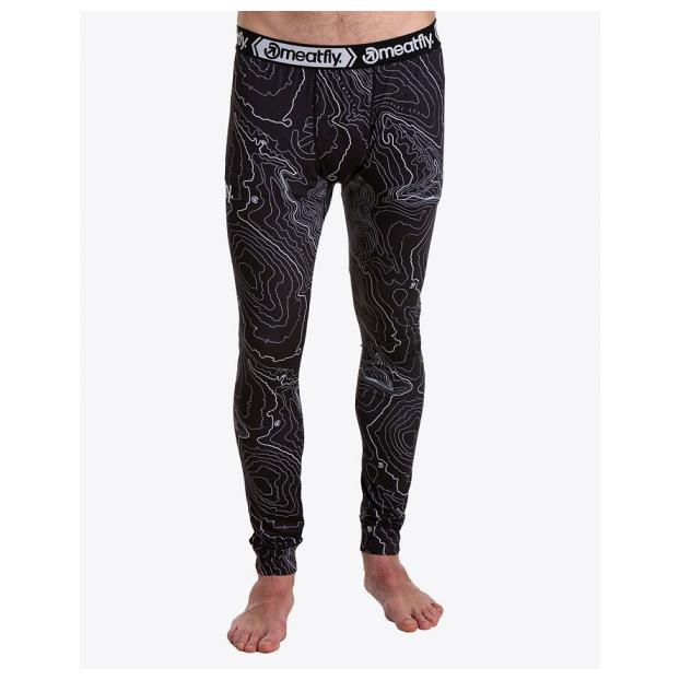 ТЕРМОБЕЛЬЕ МУЖСКОЕ MEATFLY SLOAN TERMO PANTS - Аритикул SLOAN-2-Black Topography-S - Фото 1