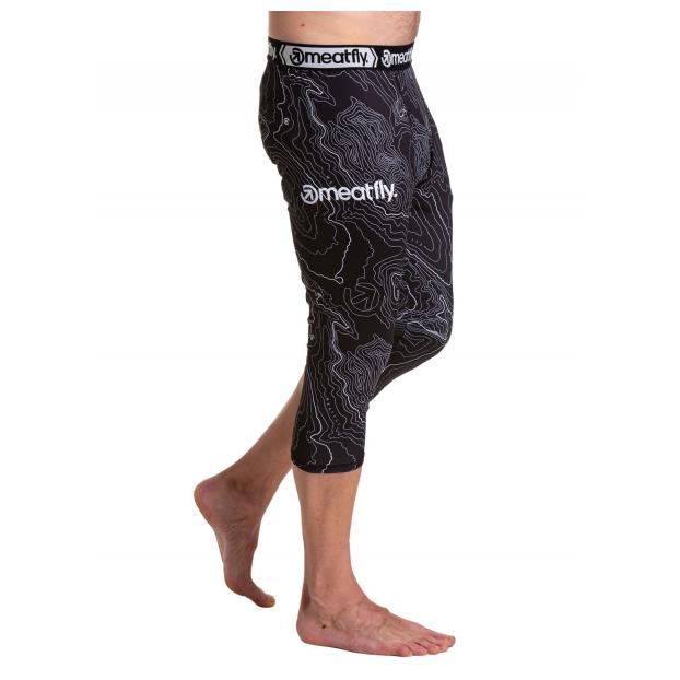 ТЕРМОБЕЛЬЕ МУЖСКОЕ ШОРТЫ MEATFLY KAREV TERMO PANTS - Аритикул KAREV-2-Black Topography-L - Фото 3