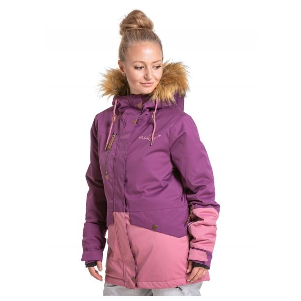 Сноубордическая куртка MEATFLY «ATHENA PREMIUM JACKET» - Аритикул ATHENA2 PREMIUM-PLUM/DUSTY ROSE-S - Фото 10