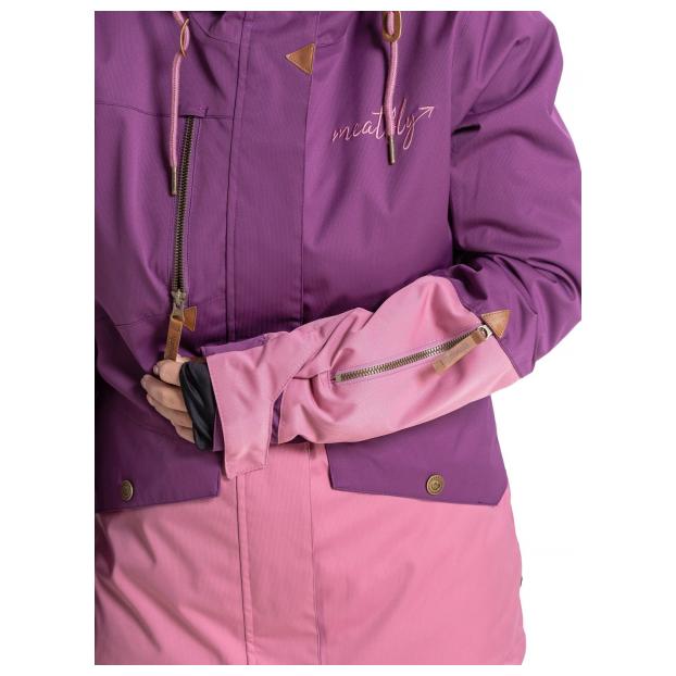 Сноубордическая куртка MEATFLY «ATHENA PREMIUM JACKET» - Аритикул ATHENA2 PREMIUM-PLUM/DUSTY ROSE-S - Фото 13