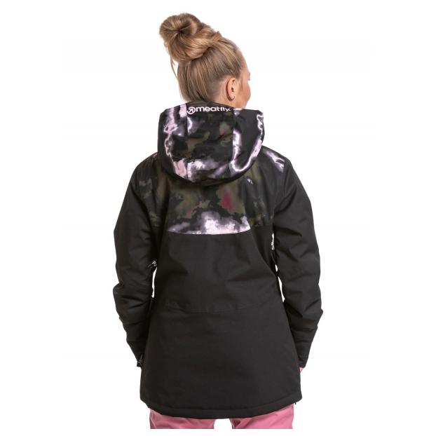 Сноубордическая куртка MEATFLY «KIRSTEN PREMIUM»  - Аритикул KIRSTEN PREMIUM-Storm Camo Pink/Black-M - Фото 17