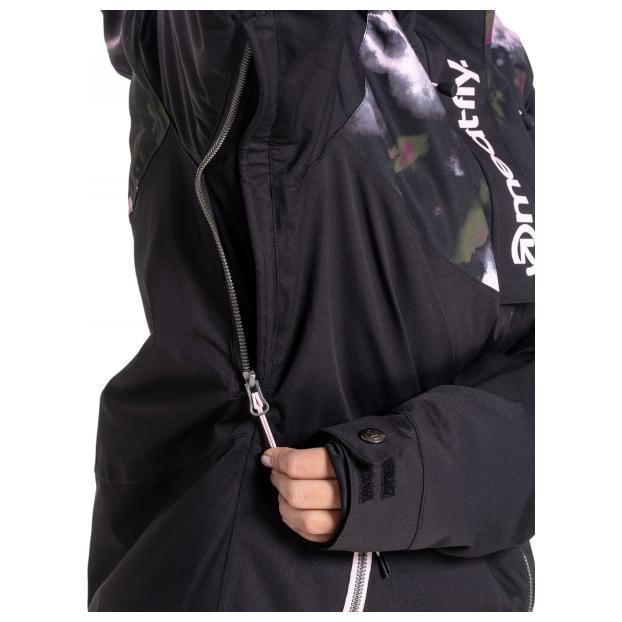 Сноубордическая куртка MEATFLY «KIRSTEN PREMIUM»  - Аритикул KIRSTEN PREMIUM-Storm Camo Pink/Black-M - Фото 19