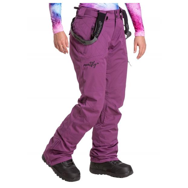 Сноубордические брюки MEATFLY «FOXY PREMIUM PANTS»  - Аритикул FOXY PREMIUM-PLUM-S - Фото 23