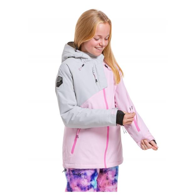 КУРТКА ПОДРОСТК. MEATFLY «DELIAH JACKET» - Аритикул DELIAH-1-HOT PINK / TURQUOISE-134 - Фото 21