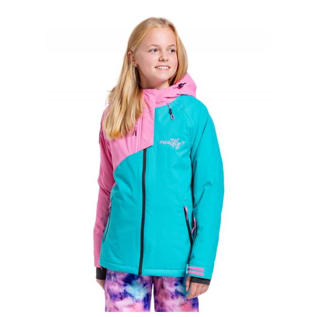 КУРТКА ПОДРОСТК. MEATFLY «DELIAH JACKET» - Аритикул DELIAH-1-HOT PINK / TURQUOISE-134 - Фото 30