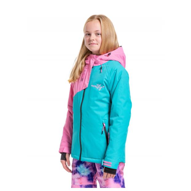 КУРТКА ПОДРОСТК. MEATFLY «DELIAH JACKET» - Аритикул DELIAH-1-HOT PINK / TURQUOISE-134 - Фото 32