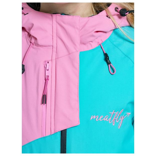 КУРТКА ПОДРОСТК. MEATFLY «DELIAH JACKET» - Аритикул DEBORAH JACKET-MINT/PASTEL SPLASH-146 - Фото 33