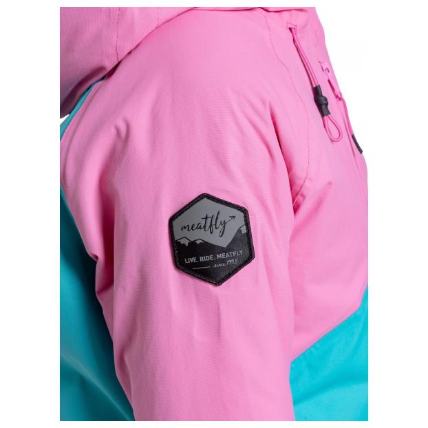 КУРТКА ПОДРОСТК. MEATFLY «DELIAH JACKET» - Аритикул DELIAH-1-HOT PINK / TURQUOISE-134 - Фото 36