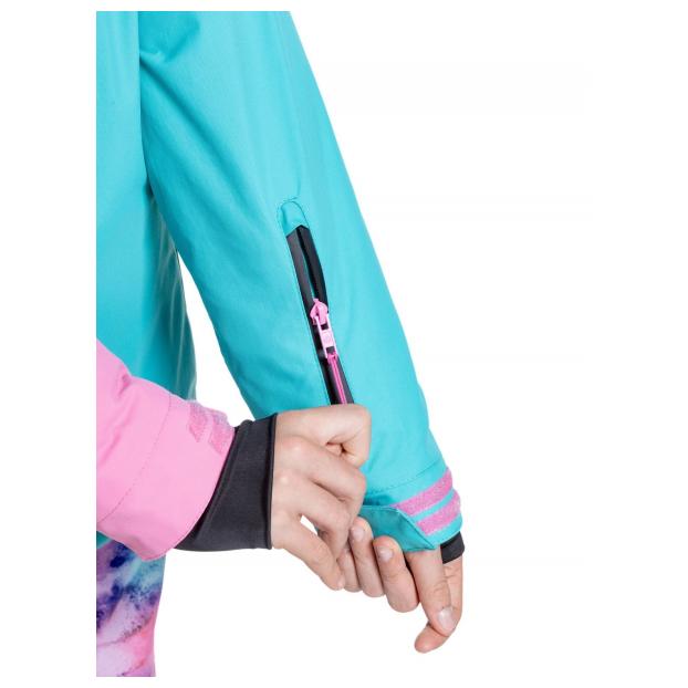 КУРТКА ПОДРОСТК. MEATFLY «DELIAH JACKET» - Аритикул DELIAH-1-HOT PINK / TURQUOISE-134 - Фото 37