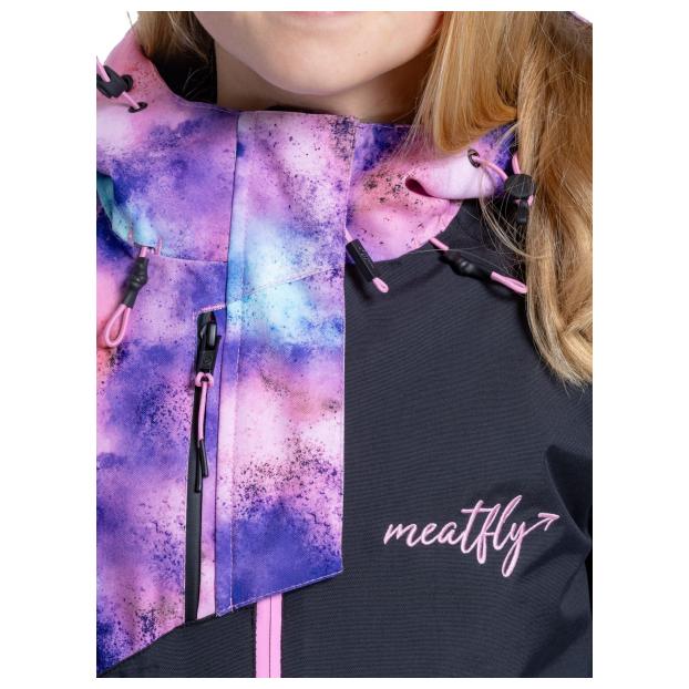 КУРТКА ПОДРОСТК. MEATFLY «DELIAH JACKET» - Аритикул DELIAH-3-PEACH AQUAREL/BLACK-134 - Фото 44