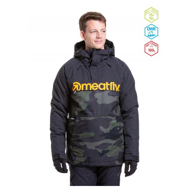 Сноубордическая куртка MEATFLY SLINGER JACKET - Аритикул SLINGER-1-RAMPAGE CAMO-S - Фото 1