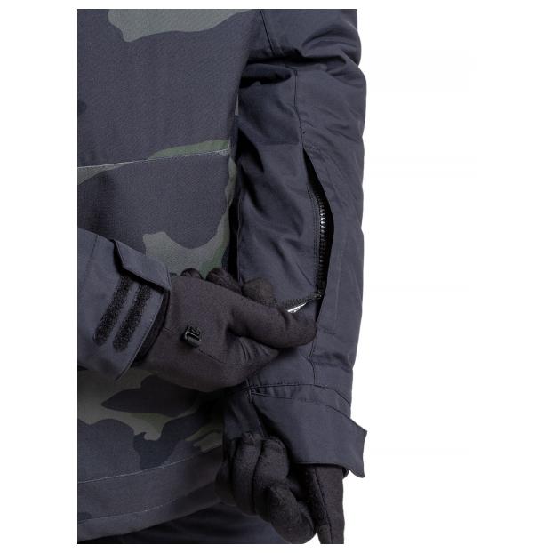Сноубордическая куртка MEATFLY SLINGER JACKET - Аритикул SLINGER-2-WOOD/SLATE BLUE-M - Фото 10