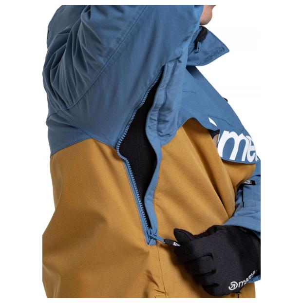 Сноубордическая куртка MEATFLY SLINGER JACKET - Аритикул SLINGER-2-WOOD/SLATE BLUE-L - Фото 18